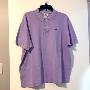 Men’s Lacoste polo.